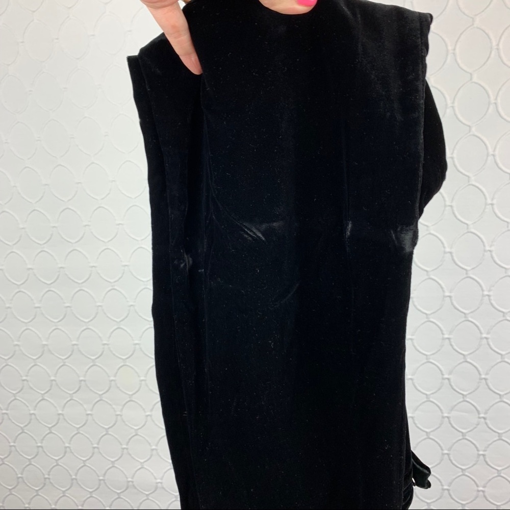 GEORGIO ARMANI Black Velvet Trouser Pants 42 8/10 - Picture 8 of 8